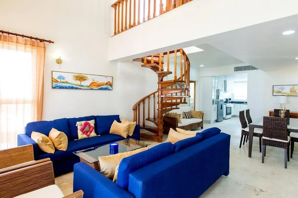 Ocean Views & Private Beach! Luxury 4Bdr Getaway プンタ・カナ 0*,  ドミニカ共和国